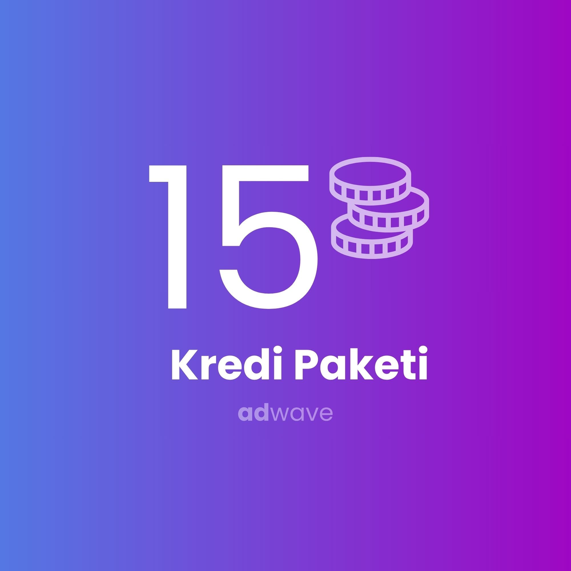 Emlak Reklam Stüdyosu - 15 Kredi Paketi